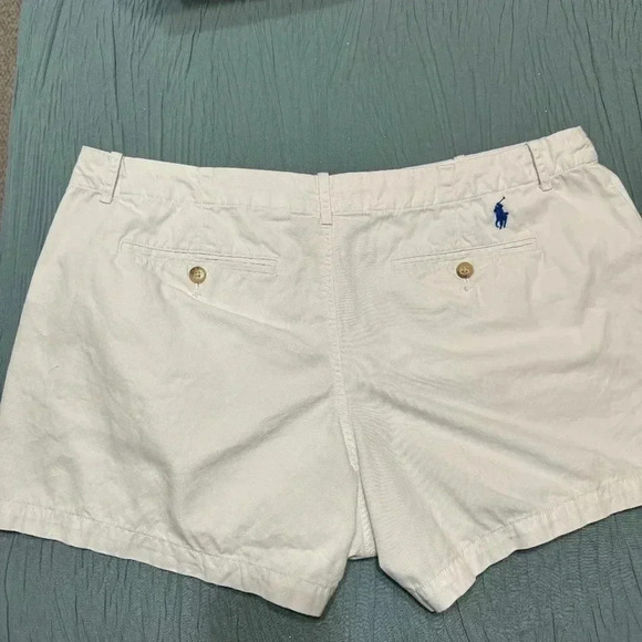Polo Ralph Lauren Pants - POLO BY RALPH LAUREN WHITE SHORTS SIZE  14
